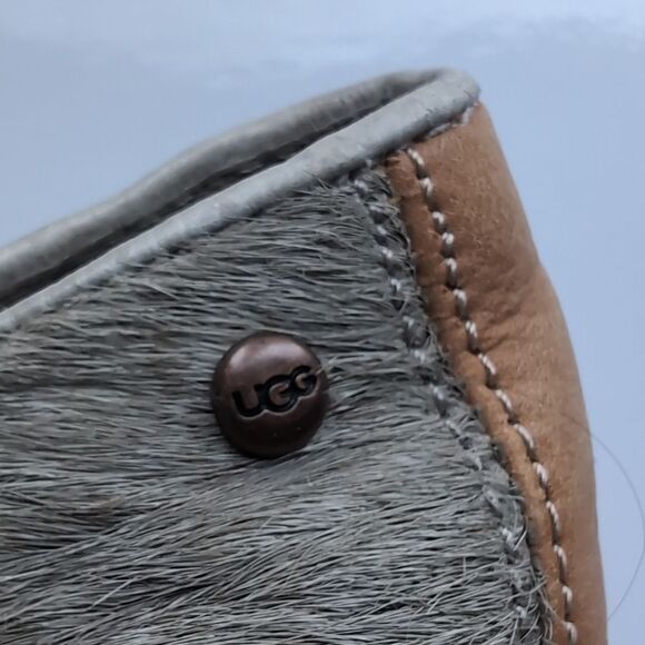 UGG Australia Sandrinne Calf Scale Genuine Leather Loafers Slip-Ons Casual Us7 - Picture 4 of 15